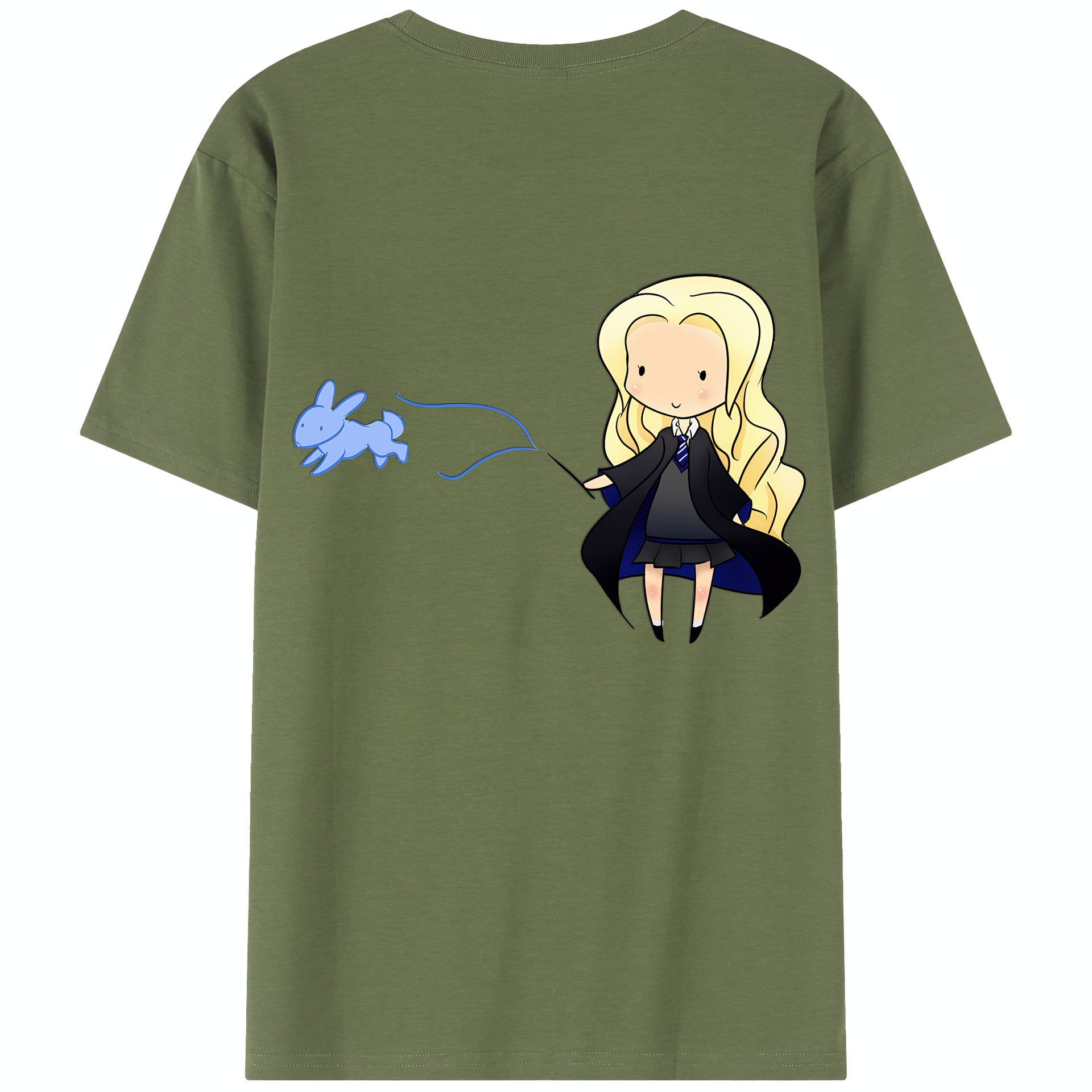 （画像用） Harry Potter ハリー・ポッターシリーズ 綿100％半袖Tシャツ（背面プリント）